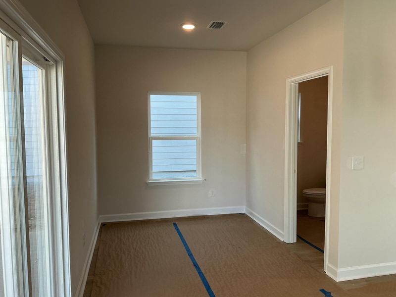 In-progress construction of a new home in Tea Farm: Presidents Series, Ravenel, SC (Image 27).