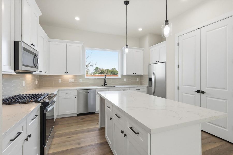 Furnished interior view inside a new home in , Houston (Image 10).
