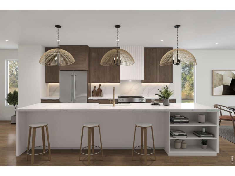 Furnished interior view inside a new home in , Denver (Image 27).