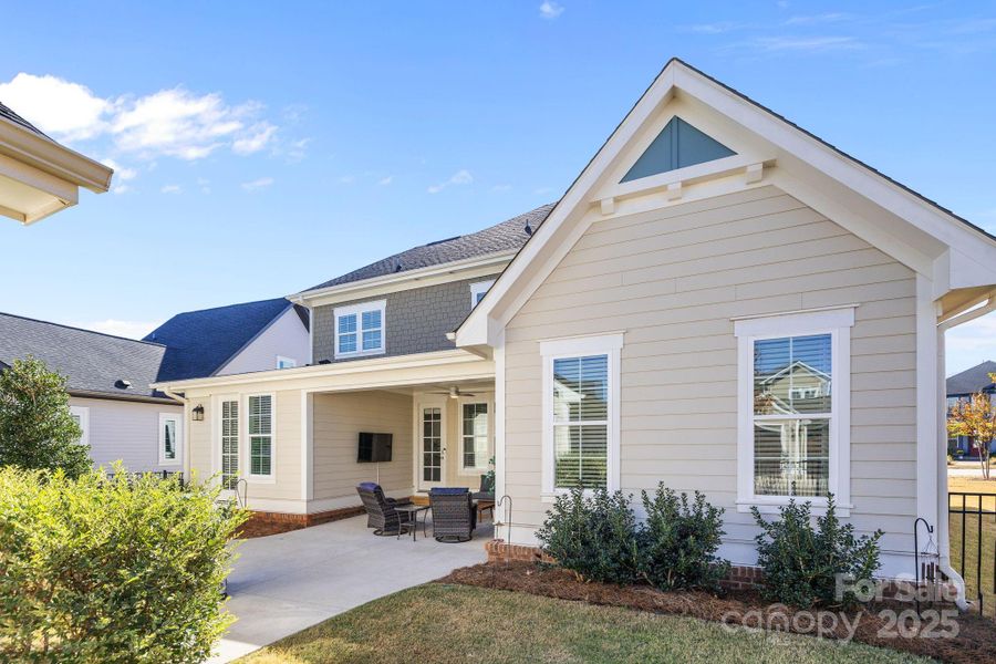 Exterior details and patio area of a home in Riverwalk, Rock Hill (Image 22).
