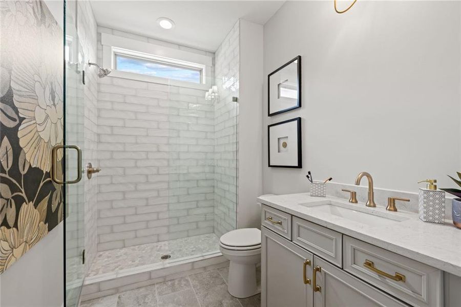 Furnished interior view inside a new home in Soleil Belmont Park, Canton (Image 3).