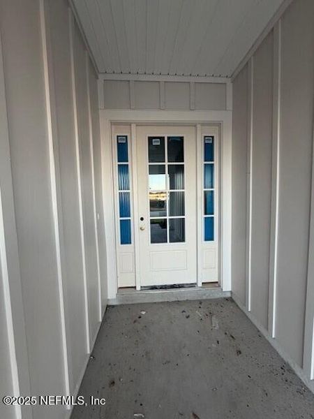Exterior details and patio area of a home in Silver Landing at SilverLeaf, St. Augustine (Image 3).