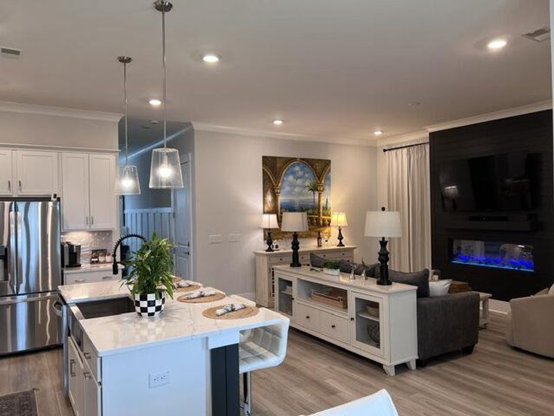 Furnished interior view inside a new home in Midtown at Nexton, Summerville (Image 12). Furnished interior view inside a new home in Midtown at Nexton, Summerville (Image 12).