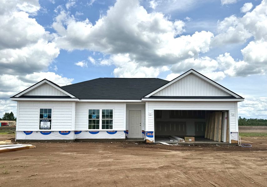 In-progress construction of a new home in The Village at Sassafras, Allenhurst, GA (Image 4). In-progress construction of a new home in The Village at Sassafras, Allenhurst, GA (Image 4).