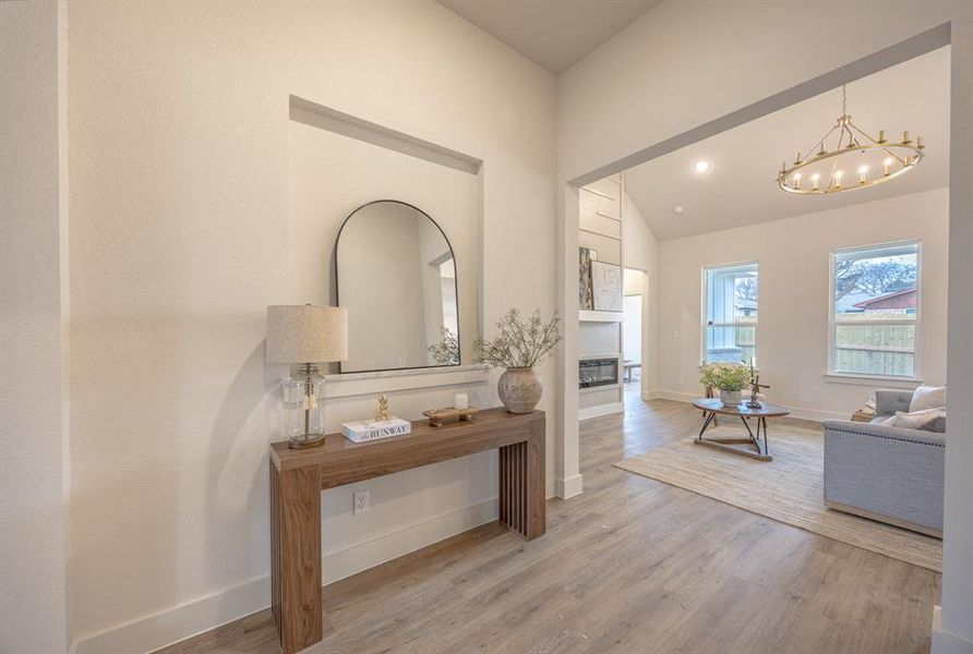 Furnished interior view inside a new home in , Fort Worth (Image 30).