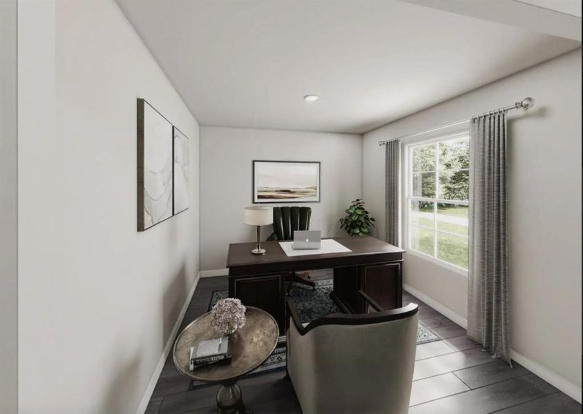 Furnished interior view inside a new home in Still Water Lake, Godley (Image 4).