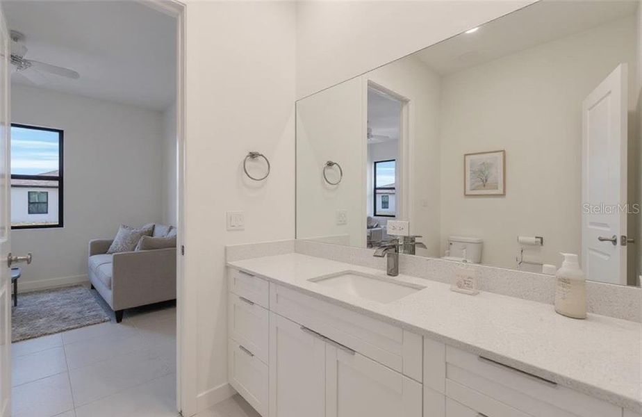 Furnished interior view inside a new home in , Cape Coral (Image 18).