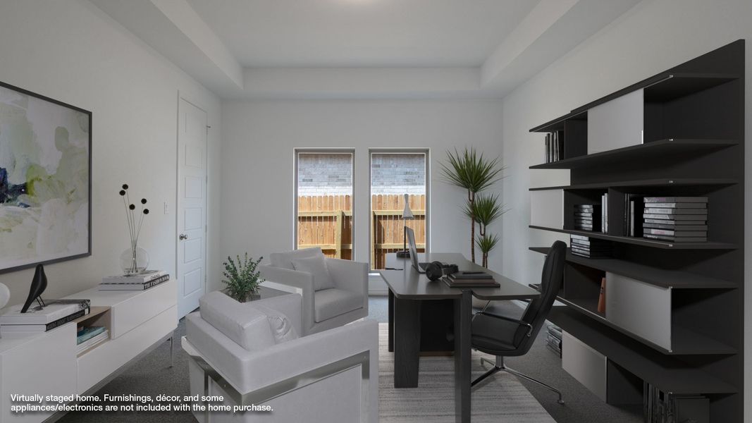 Representative furnished interior of a home built from the 2188W by Perry Homes in Juniper Springs, Lockhart (Image 6).