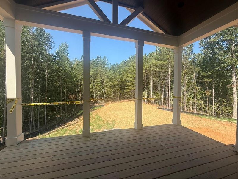 Exterior details and patio area of a home in , Waleska (Image 3).