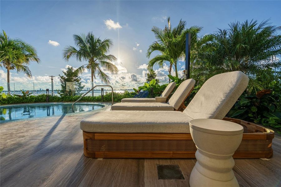 Exterior details and patio area of a home in , Miami (Image 2). Exterior details and patio area of a home in , Miami (Image 2).