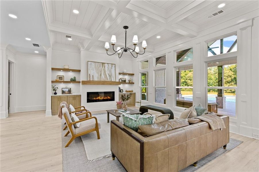 Furnished interior view inside a new home in , Dacula (Image 69).