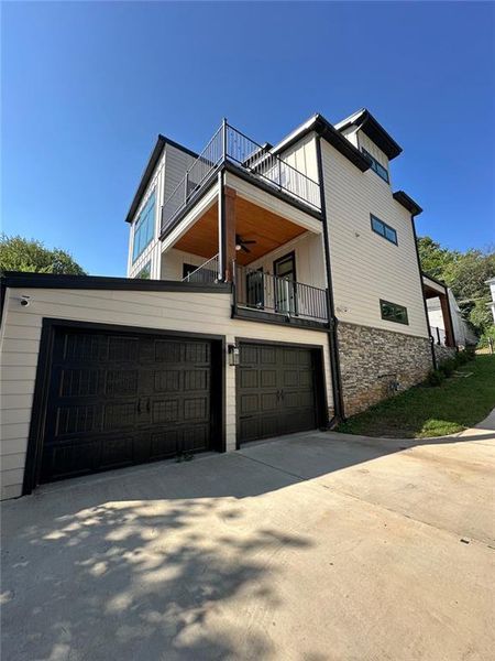 Front exterior of a new home in , Atlanta, GA, highlighting curb appeal (Image 2). Front exterior of a new home in , Atlanta, GA, highlighting curb appeal (Image 2).