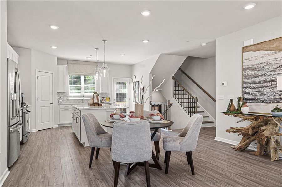 Furnished interior view inside a new home in Rosewood Farm, Lawrenceville (Image 15).