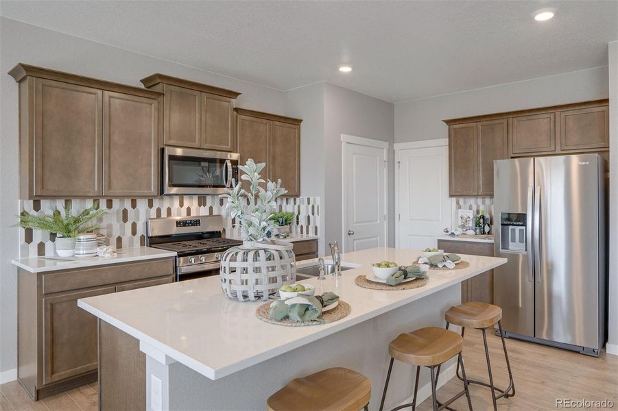 Furnished interior view inside a new home in Spring Valley Ranch, Elizabeth (Image 15).