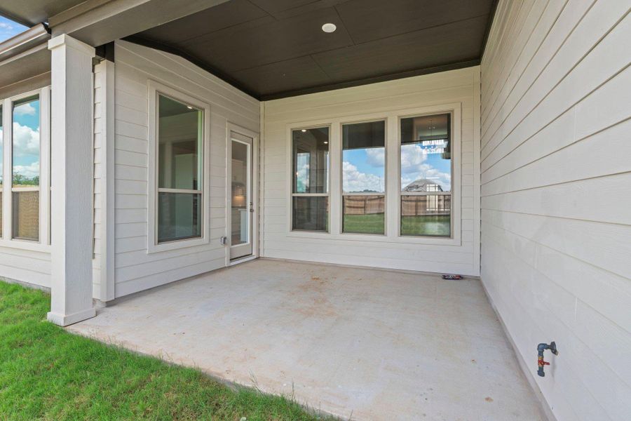 Rear Covered Patio