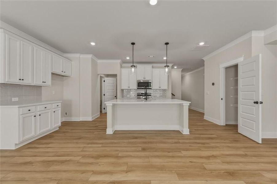 Furnished interior view inside a new home in Millstone at Mundy Mill, Gainesville (Image 8).