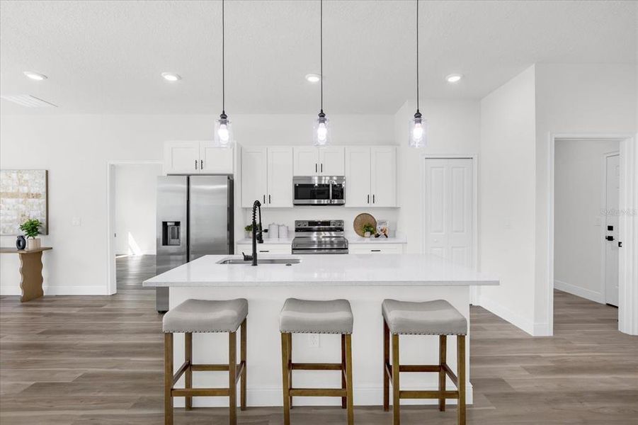 Furnished interior view inside a new home in , Ocala (Image 7). Furnished interior view inside a new home in , Ocala (Image 7).