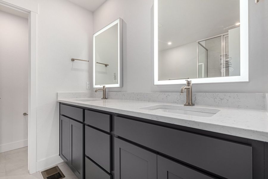 Representative furnished interior of a home built from the Danielle by Lokal Homes in Ascent at Inverness, Englewood (Image 6).