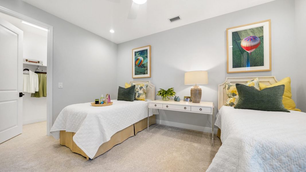 Representative furnished interior of a home built from the Meadow Brook by Neal Communities in SkySail, Naples (Image 18).