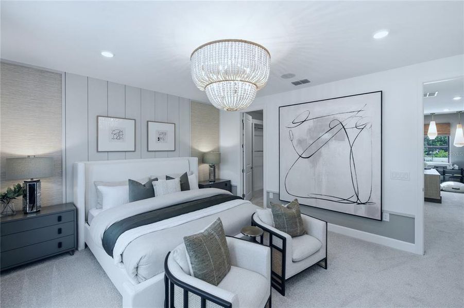 Furnished interior view inside a new home in Grandura, Sarasota (Image 7).