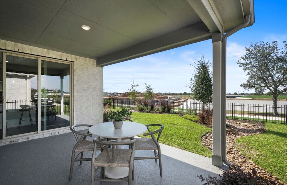 Representative exterior details of a home built from the Compass by Del Webb in Del Webb Austin at Lost Pines, Bastrop (Image 3). Representative exterior details of a home built from the Compass by Del Webb in Del Webb Austin at Lost Pines, Bastrop (Image 3).