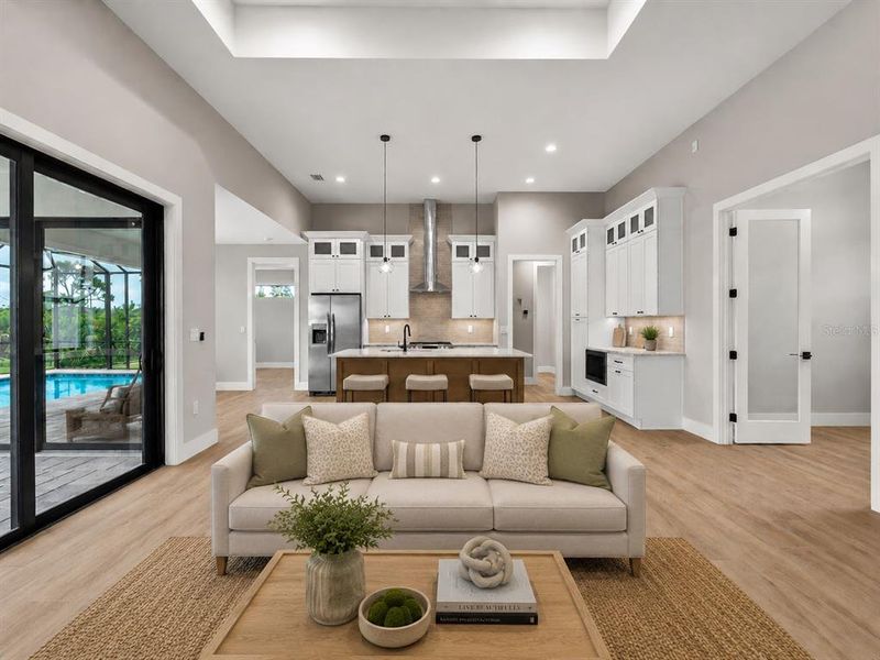 Furnished interior view inside a new home in , Port Charlotte (Image 12). Furnished interior view inside a new home in , Port Charlotte (Image 12).