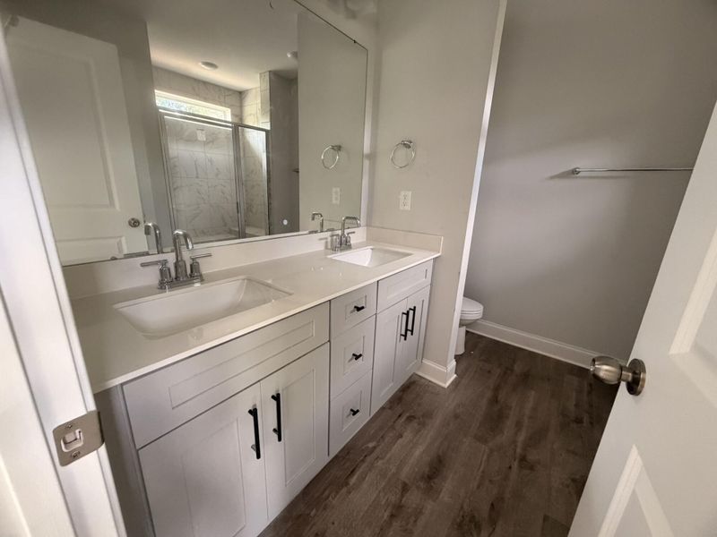 Furnished interior view inside a new home in Harrisburg Village Townhomes, Harrisburg (Image 4).