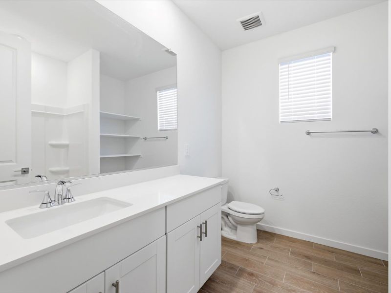 Furnished interior view inside a new home in Mesquite Mountain Ranch at Frontera, Surprise (Image 6).