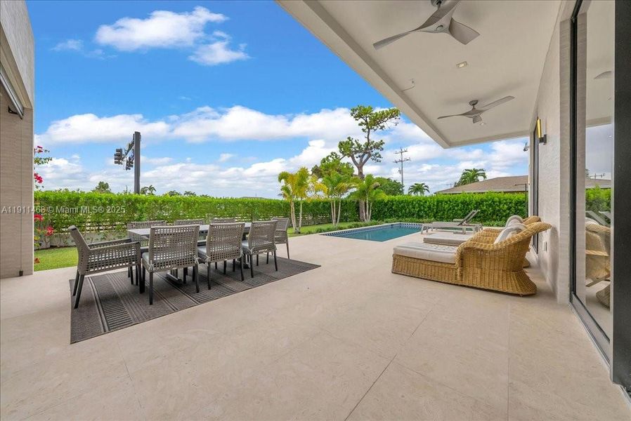 Exterior details and patio area of a home in , Marco Island (Image 25).
