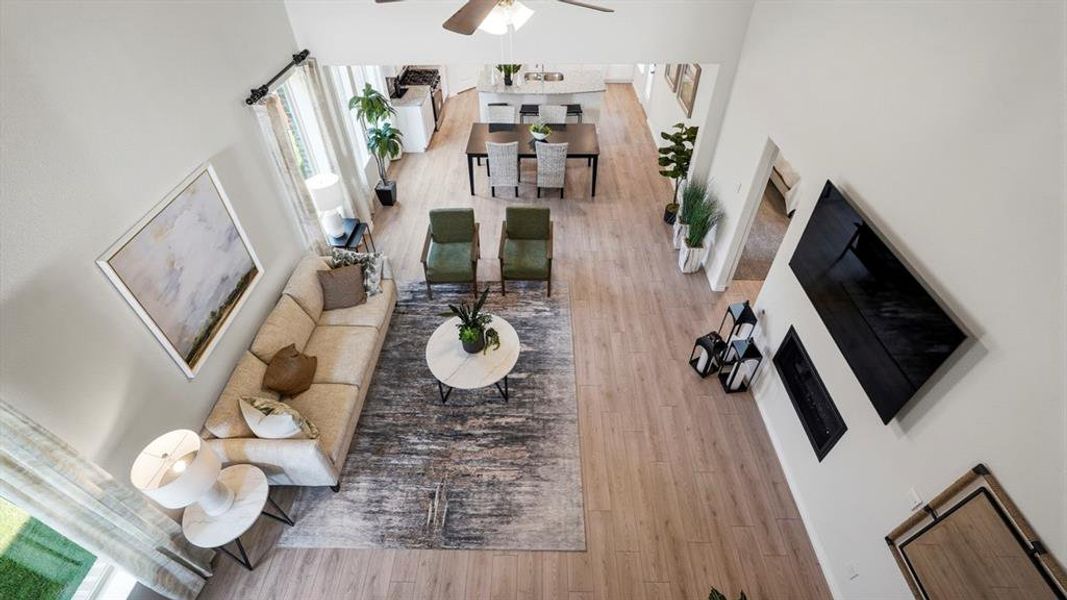 Furnished interior view inside a new home in Bel Air Village, Sherman (Image 37). Furnished interior view inside a new home in Bel Air Village, Sherman (Image 37).
