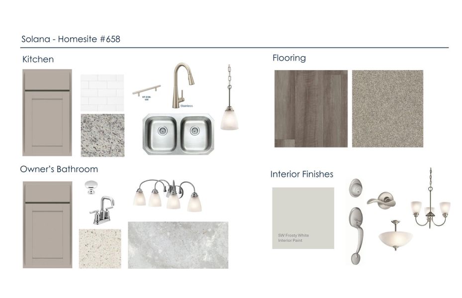 Sample of building materials used in homes in Solana, Durham (Image 17).