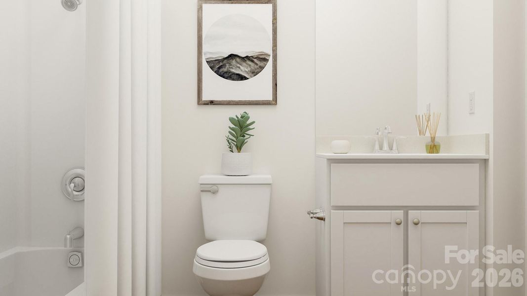 Furnished interior view inside a new home in The Vines, Charlotte (Image 13).