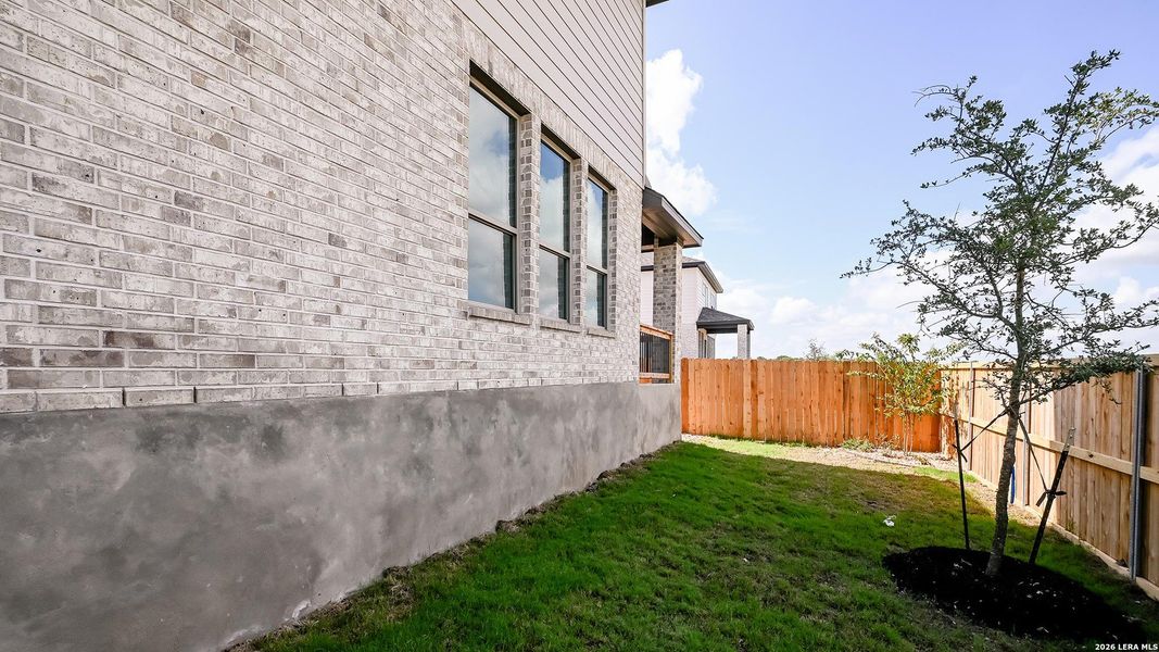 Exterior details and patio area of a home in Legacy at Lake Dunlap, New Braunfels (Image 4). Exterior details and patio area of a home in Legacy at Lake Dunlap, New Braunfels (Image 4).