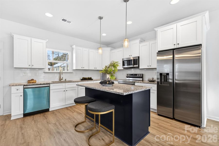Furnished interior view inside a new home in , Charlotte (Image 9).