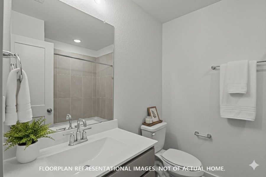 Furnished interior view inside a new home in Ambrose, La Marque (Image 13).