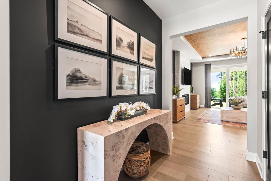Representative furnished interior of a home built from the Maxwell by Fischer Homes in Easton Park, Dallas (Image 9).