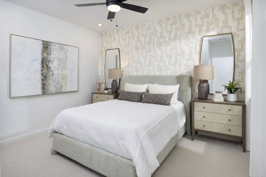 Furnished interior view inside a new home in RiverTown - WaterSong, St. Johns (Image 6).