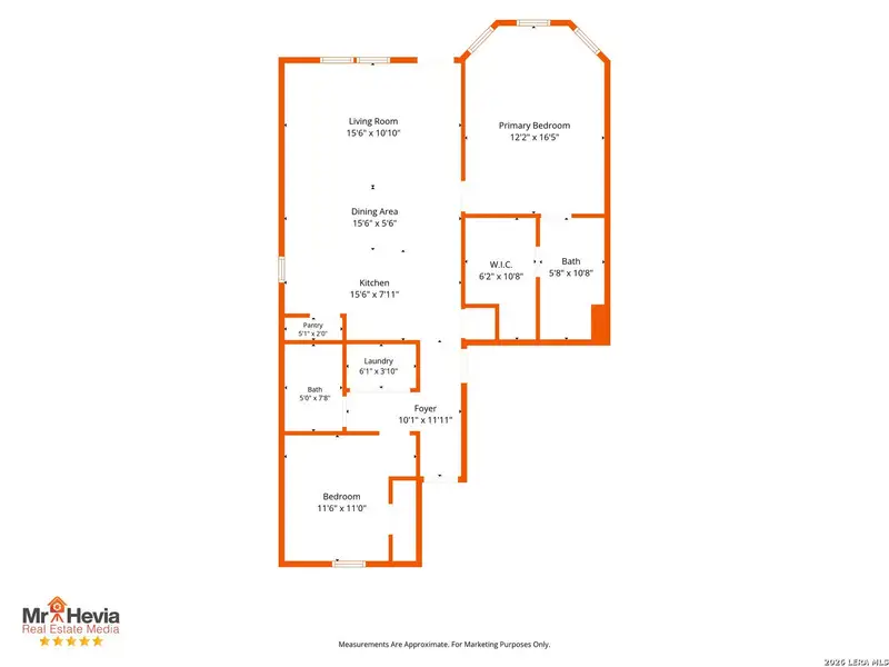 2D floor plan layout of this home in , San Antonio, TX (Image 4).