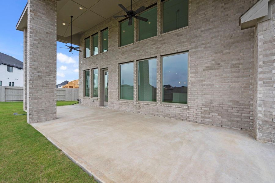 Exterior details and patio area of a home in Pomona, Manvel (Image 4). Exterior details and patio area of a home in Pomona, Manvel (Image 4).