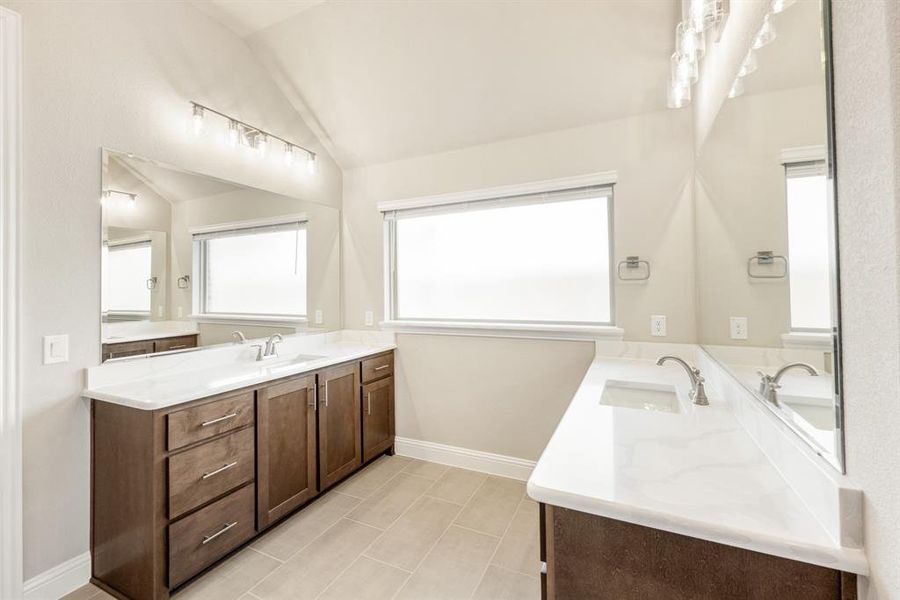 Furnished interior view inside a new home in Timberbrook, Justin (Image 8).