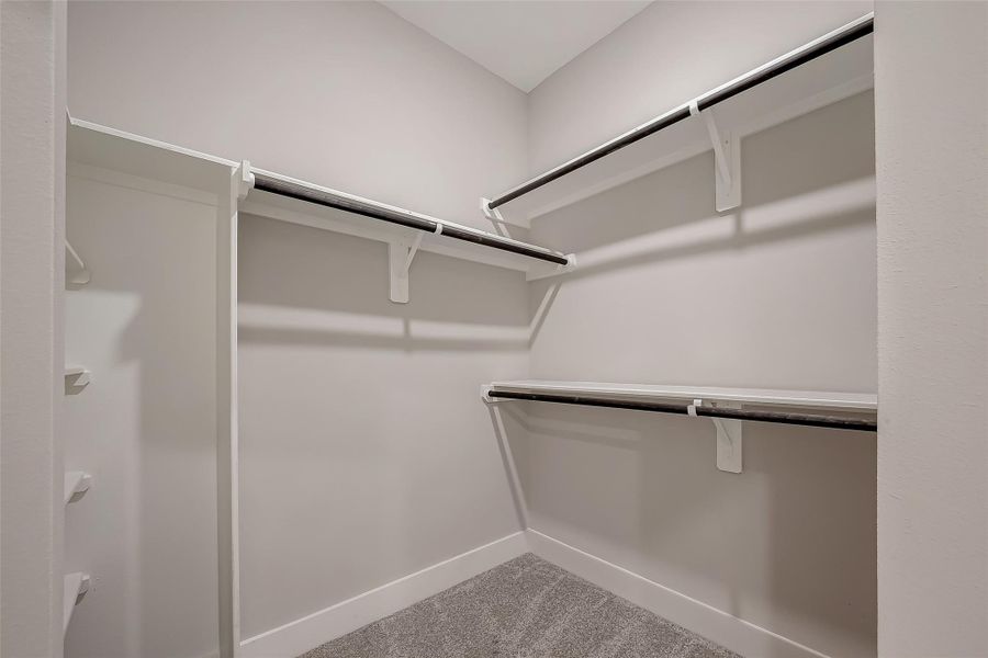 Primary bedroom closet Primary bedroom closet