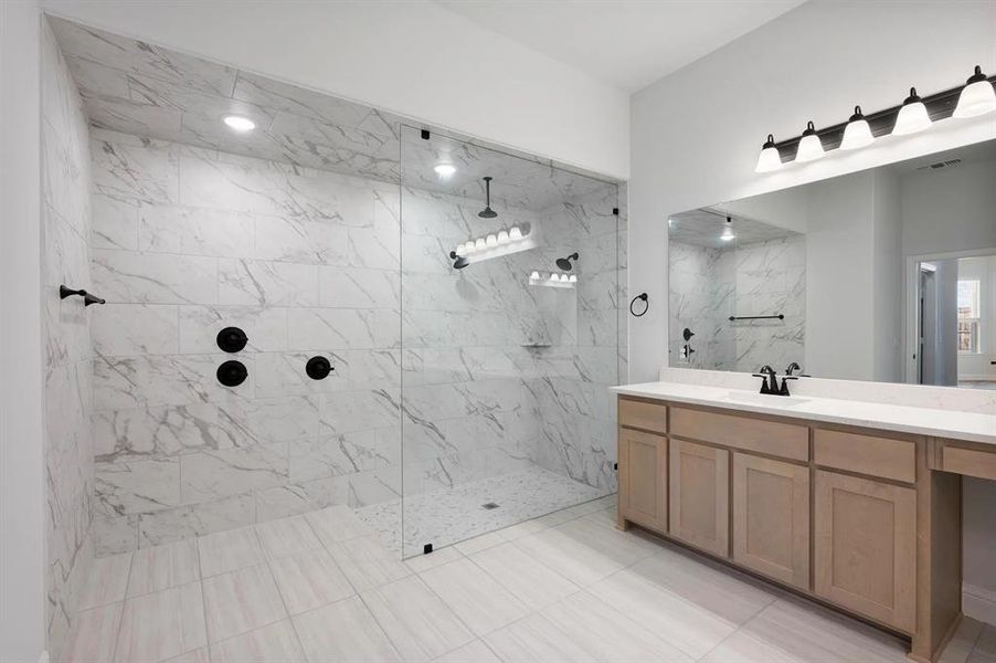 Furnished interior view inside a new home in Estates At Baker Park, Sherman (Image 9).