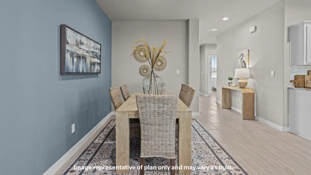 Furnished interior view inside a new home in Homestead at Parks Bell Ranch, Odessa (Image 9).