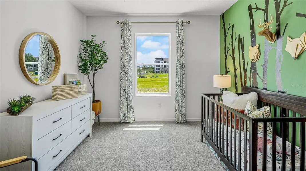 Furnished interior view inside a new home in Nona West, Orlando (Image 3).