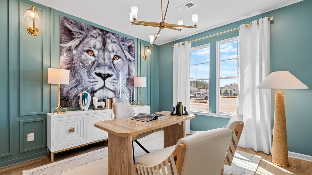 Furnished interior view inside a new home in Whispering Pines, Franklinton (Image 5).