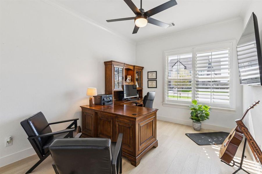 Another bedroom being used as an office Another bedroom being used as an office