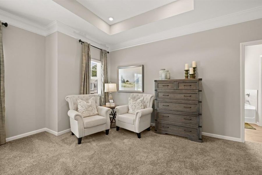 Furnished interior view inside a new home in Varnell Preserve, Dalton (Image 17).