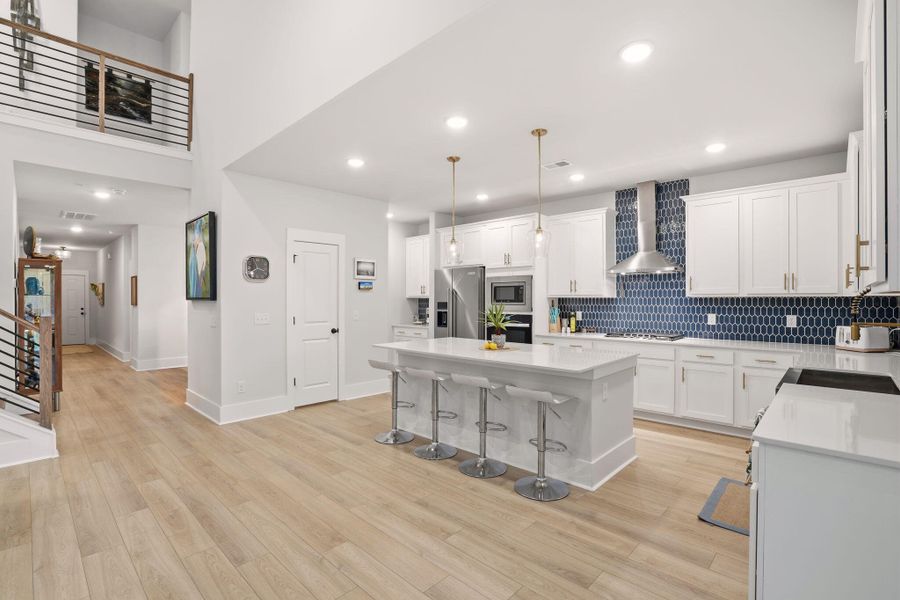 Furnished interior view inside a new home in , Summerville (Image 10). Furnished interior view inside a new home in , Summerville (Image 10).
