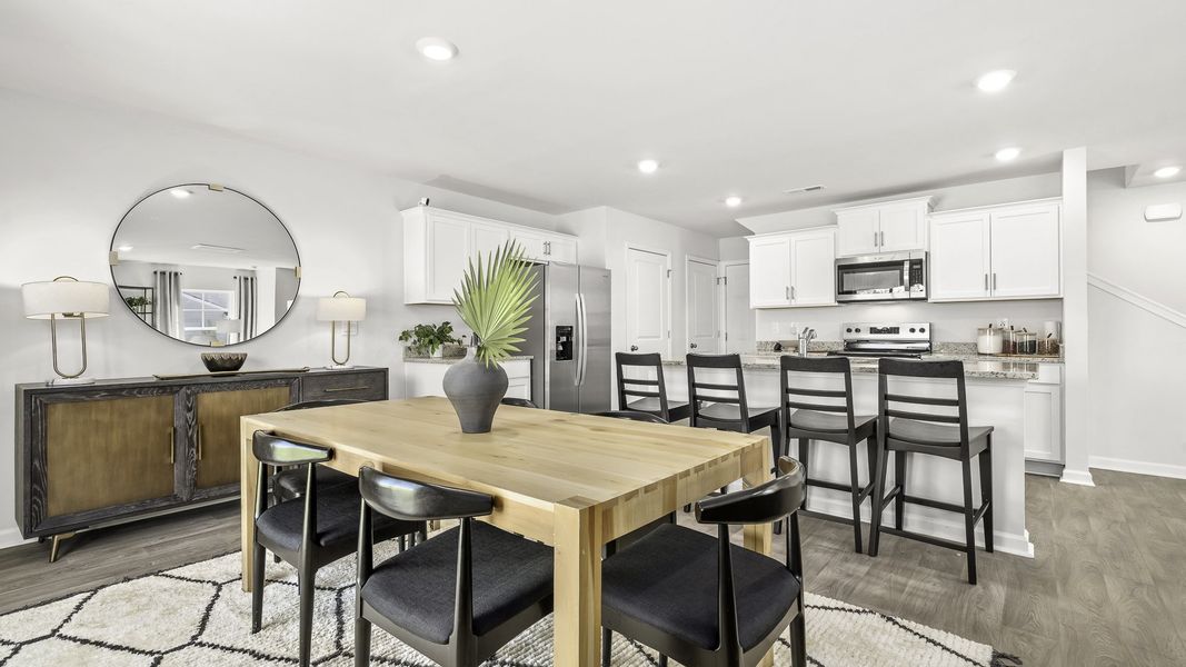 Furnished interior view inside a new home in Faircrest, Greensboro (Image 8).