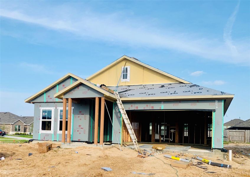 In-progress construction of a new home in Harrington Trails, New Caney, TX (Image 7). In-progress construction of a new home in Harrington Trails, New Caney, TX (Image 7).